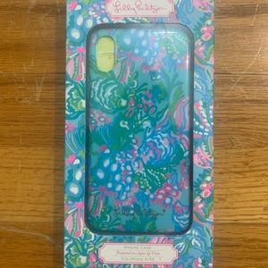 Lilly Pulitzer Aqua La Vista iphone case